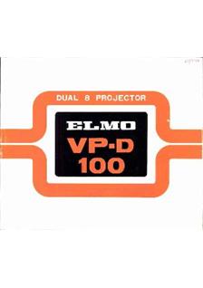Elmo VP-D 100 manual. Camera Instructions.